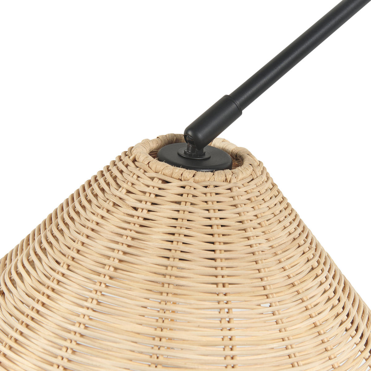 WANDLEUCHTE Palena 60/33/30 cm - Naturfarben, Naturmaterialen (33/30/60cm) - Beliani