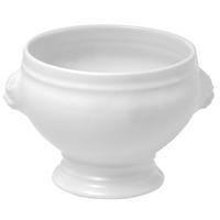 LOEWENKOPF-SUPPENSCHUESSEL Weiss 25 cl - Weiß, Keramik (10.4cm) - Revol Porcelaine France