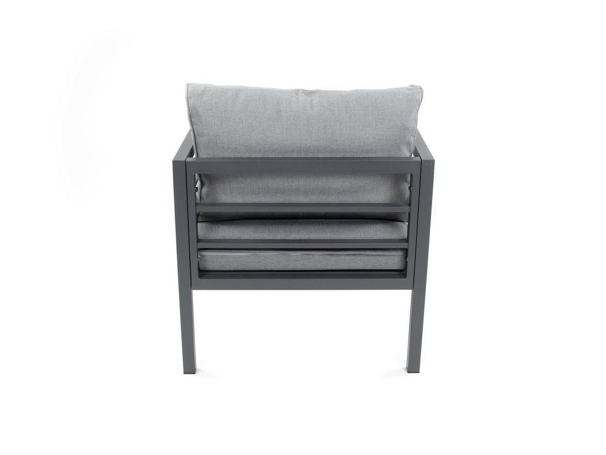 GARTENSESSEL San Menaio Grau Aluminium - Grau, Kunststoff (67/87cm) - Green Spirit