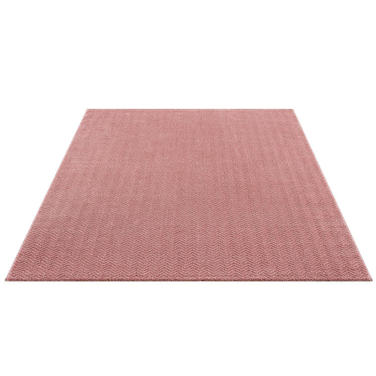 KURZFLOR-TEPPICH Fancy 805 Rosé 140x200 cm - Rot/Rosa, Textil (140/200cm) - carpet city