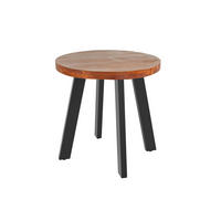 ESSTISCH SOPHIA - Schwarz/Braun, Holz/Metall (100/100/78cm) - SAM