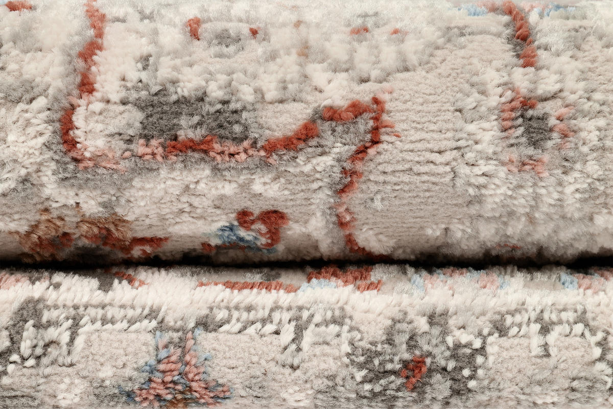 TEPPICH RETRO Weiß 140/200 cm - Weiß, Textil (140/200cm) - Tapiso