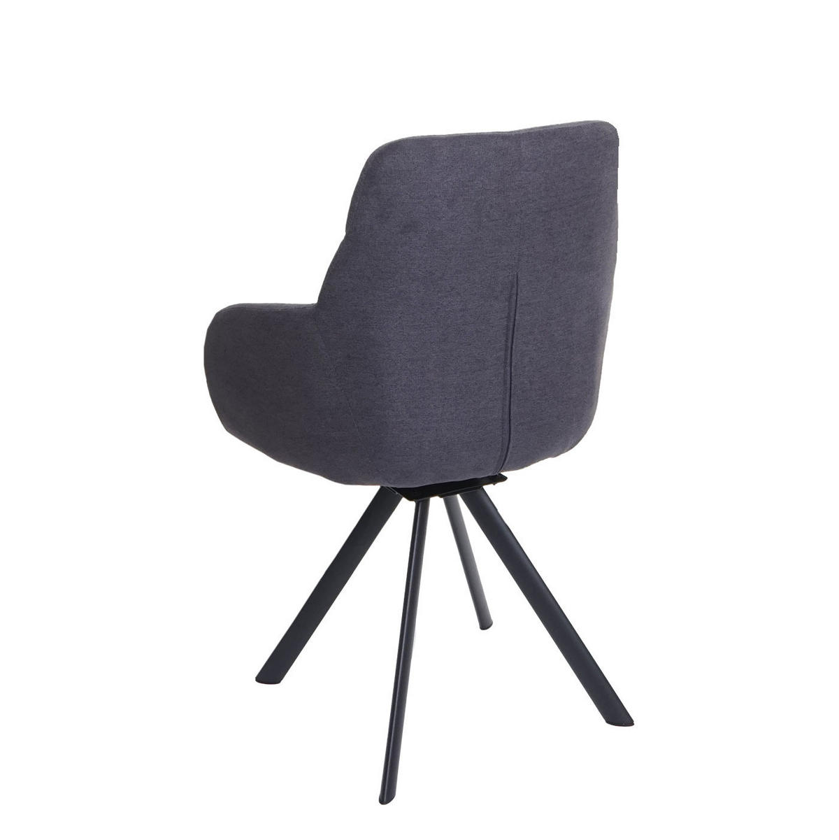 ESSZIMMERSTUHL Anthrazit 6er-Set - Anthrazit, Textil (57/94/47cm) - MCW