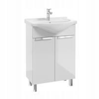 WASCHTISCHKOMBI 46cm mit Waschbecken weiß - Weiß, Holzwerkstoff (46/83/31cm) - Stamar