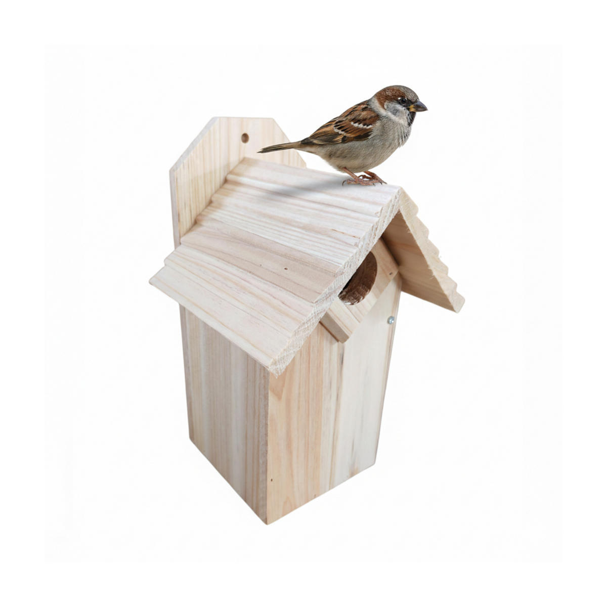 NISTKASTEN - Hellbraun, Holz (15.5/25/15cm) - Relaxdays