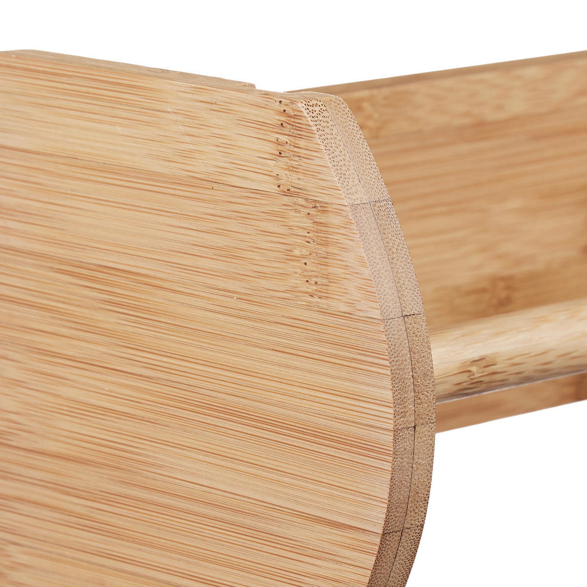 KÜCHENROLLENHALTER - Hellbraun, Holz (37/12/13cm) - Relaxdays