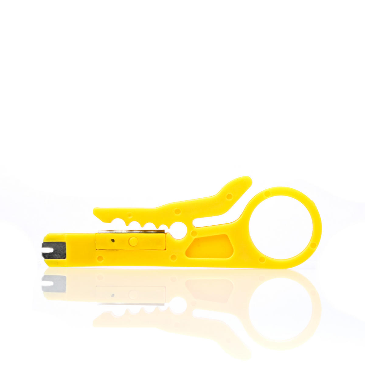 CRIMPZANGE Universal 10-in-1 Set - 146-tlg., Kabeltester RJ9/11/12/45, RJ45 20 St, 100 Kabelbinder - Multicolor, Kunststoff/Metall (27/15/6cm)