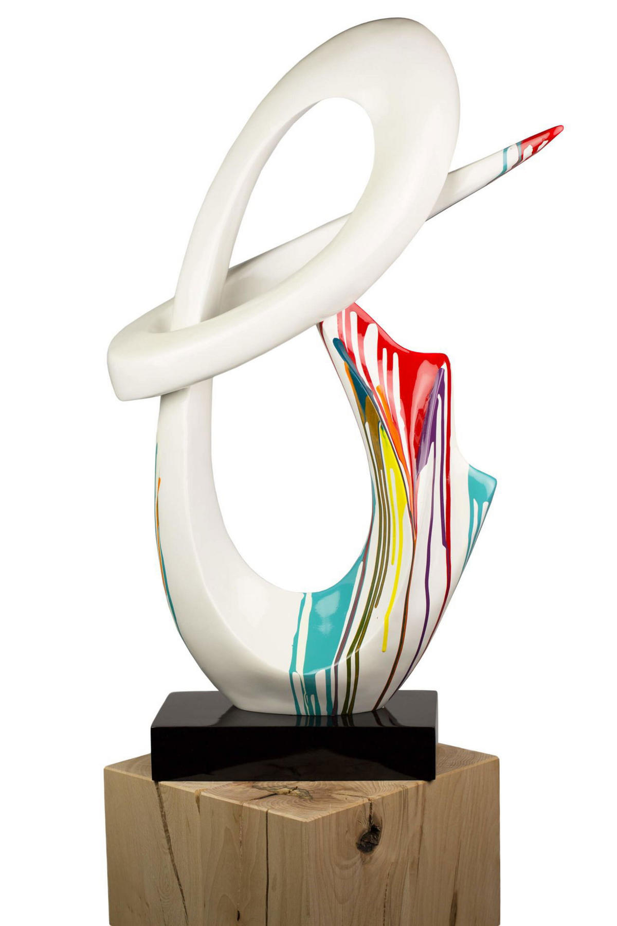 SKULPTUR Weiß 50/79 cm - Weiß, Stein (50/79/20cm) - KUNSTLOFT
