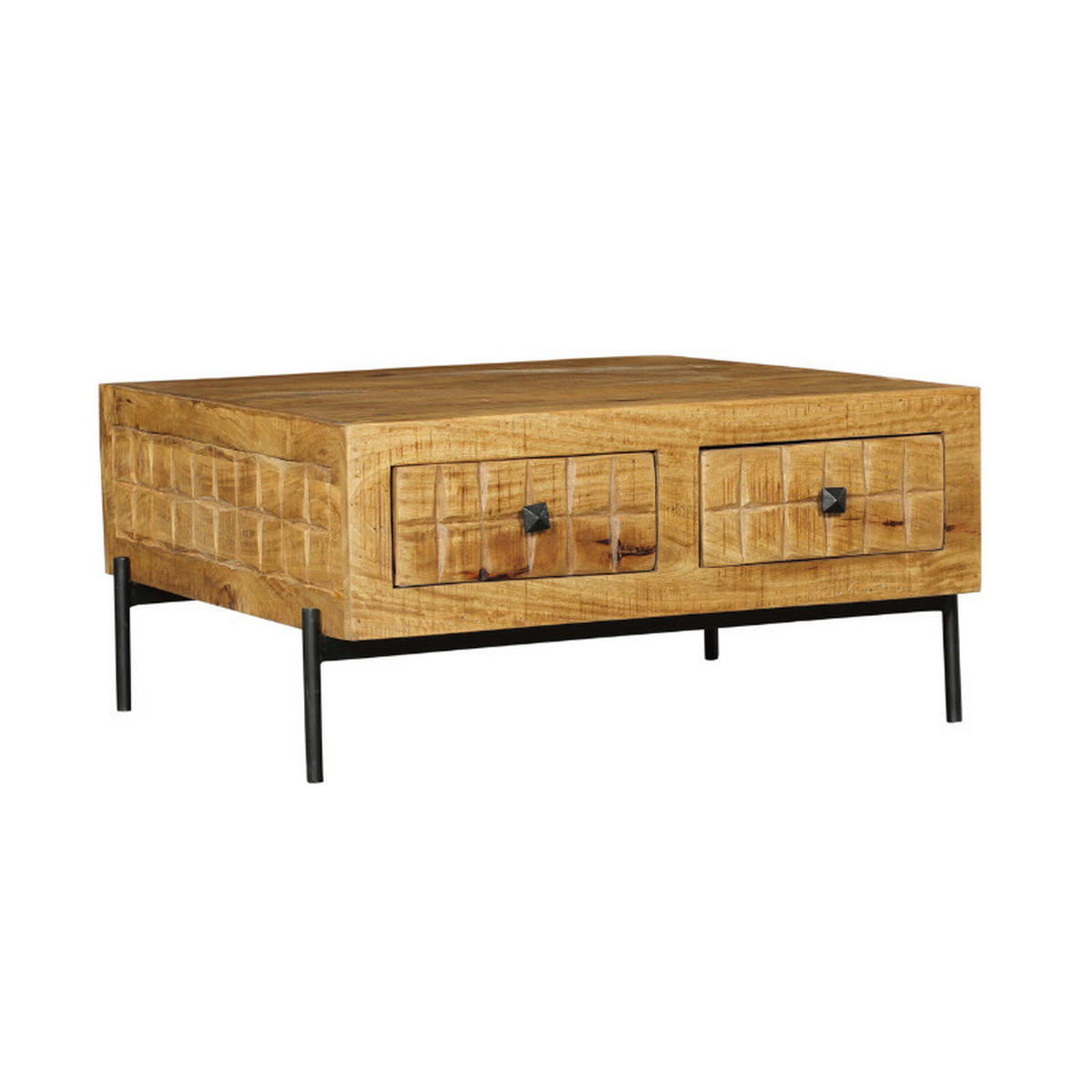 COUCHTISCH Brandy Braun 80/80/40 cm - Braun, Holz (80/80/40cm) - Starfurn