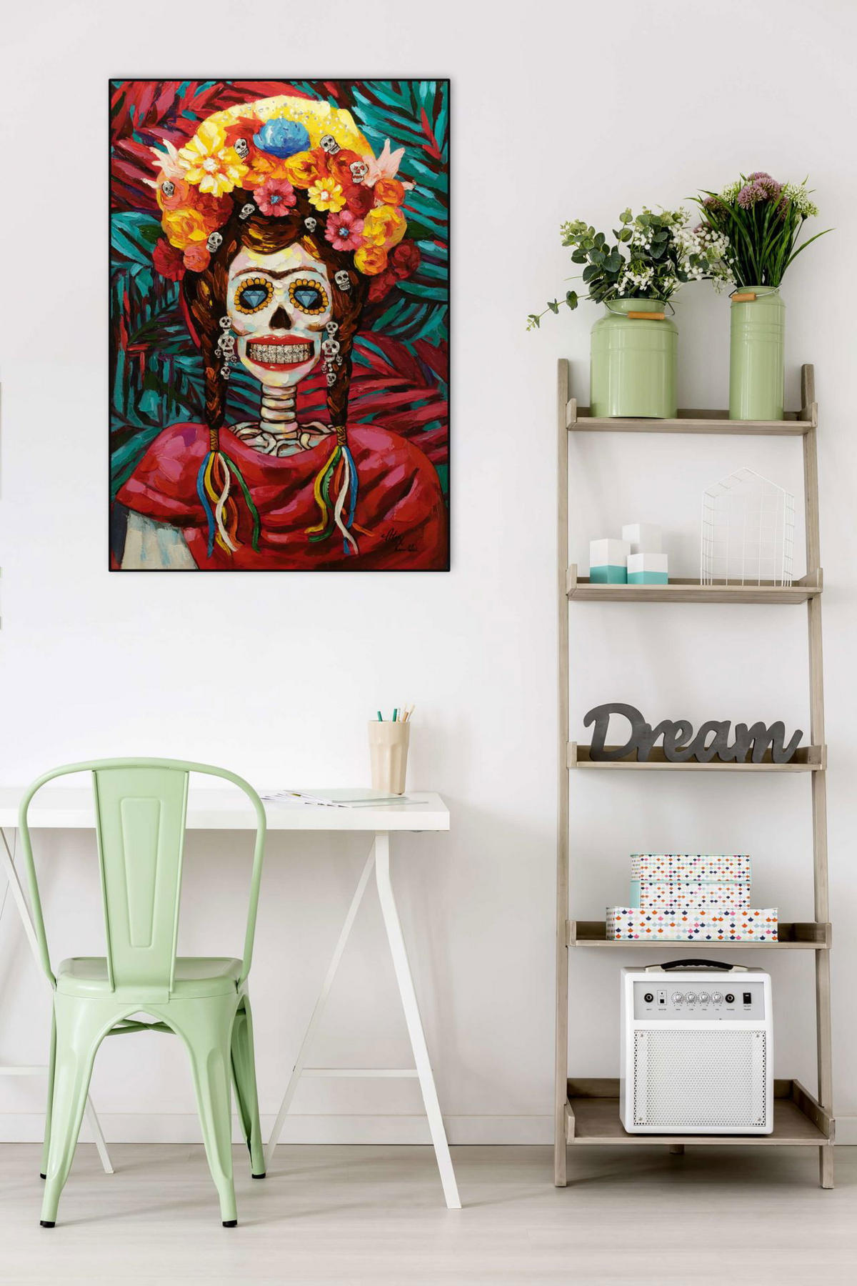 ACRYLBILD HANDGEMALT 70/100 cm - Multicolor, Holz/Textil (70/100cm) - KUNSTLOFT