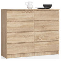 KOMMODE Sonoma Eiche 120x40x99 cm - Sonoma Eiche, Holzwerkstoff (120/99/40cm) - Akord