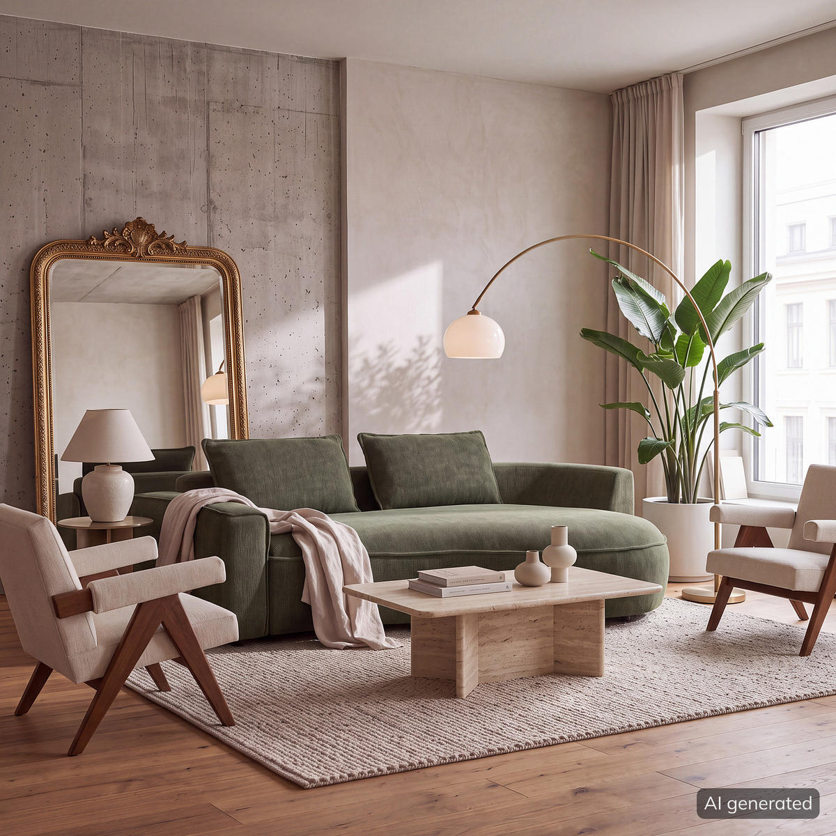 2,5-SITZER SOFA - Schwarz/Grün, Kunststoff/Textil (217/82/146cm) - home24