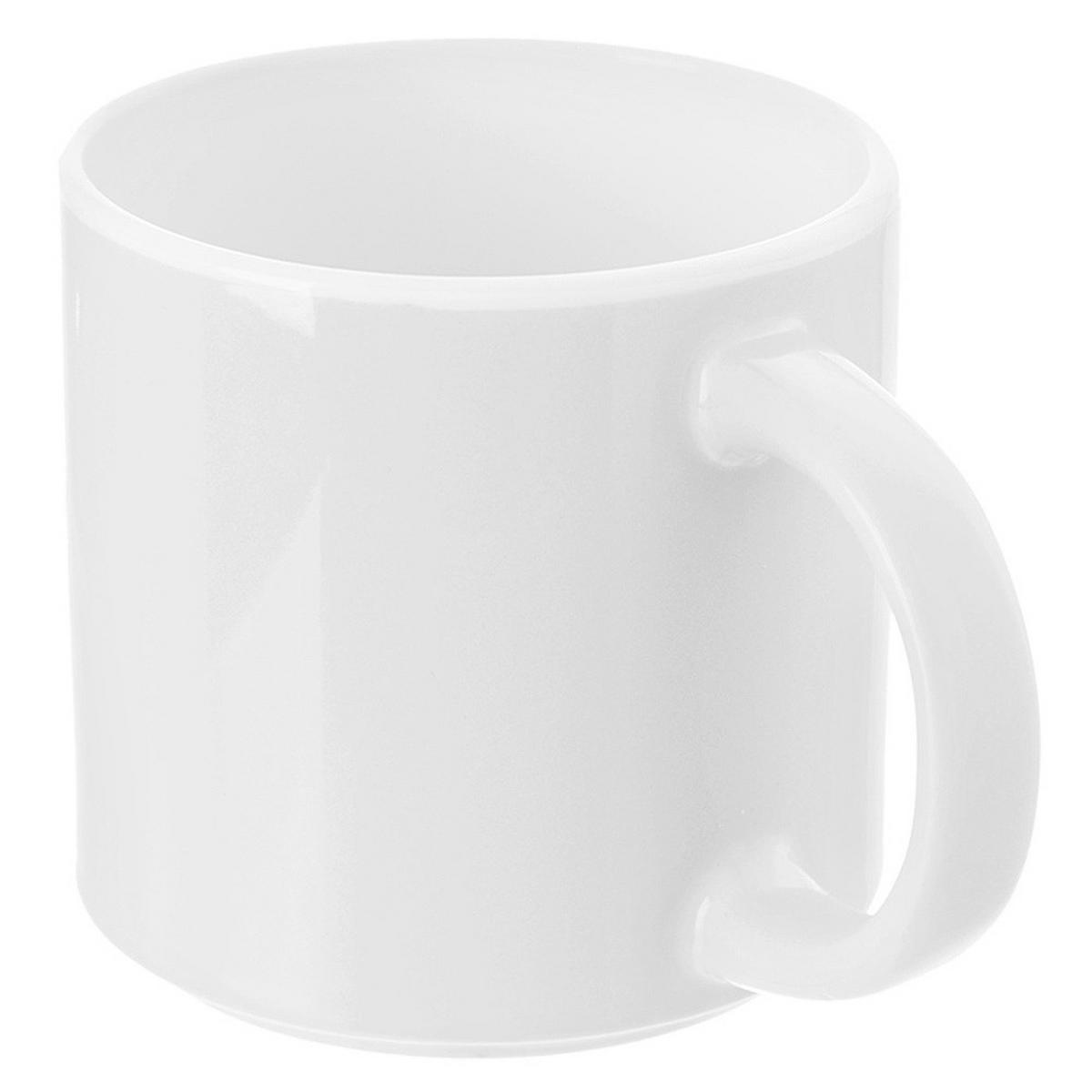 MONA PORZELLANBECHER B-WARE, Porzellan, weiß, 330 ml - Weiß, Naturmaterialien (0.33L) - Orion 