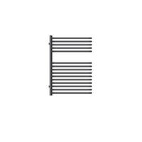 BADHEIZKÖRPER 500x800 mm Anthrazit - Anthrazit, Metall (50/80/16.3cm) - LuxeBath