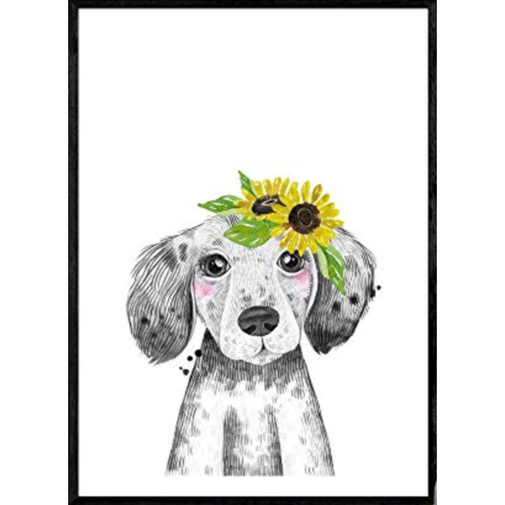 POSTER Kinder – Hund A3 Rahmenlos - Klar, Papier (29.7/5/42cm) - Nacnic