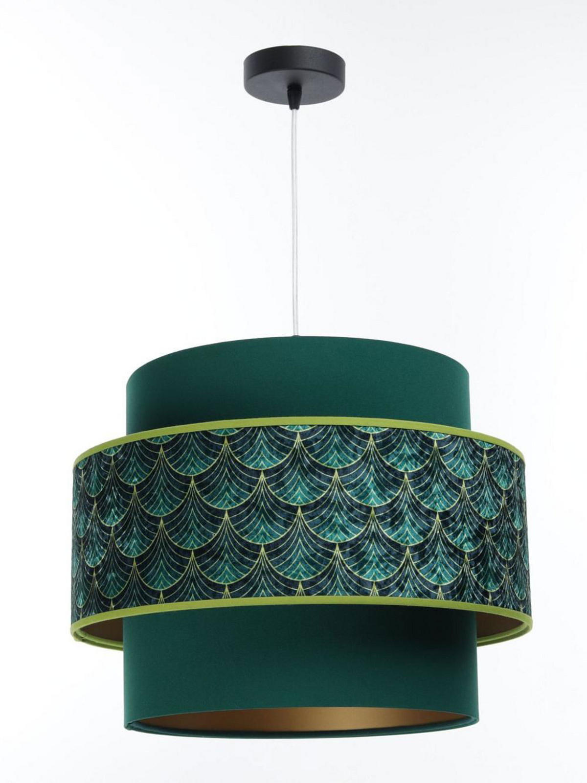 HÄNGELEUCHTE Grün 40/31 cm - Grün, Kunststoff (40/1/31cm) - ONZENO