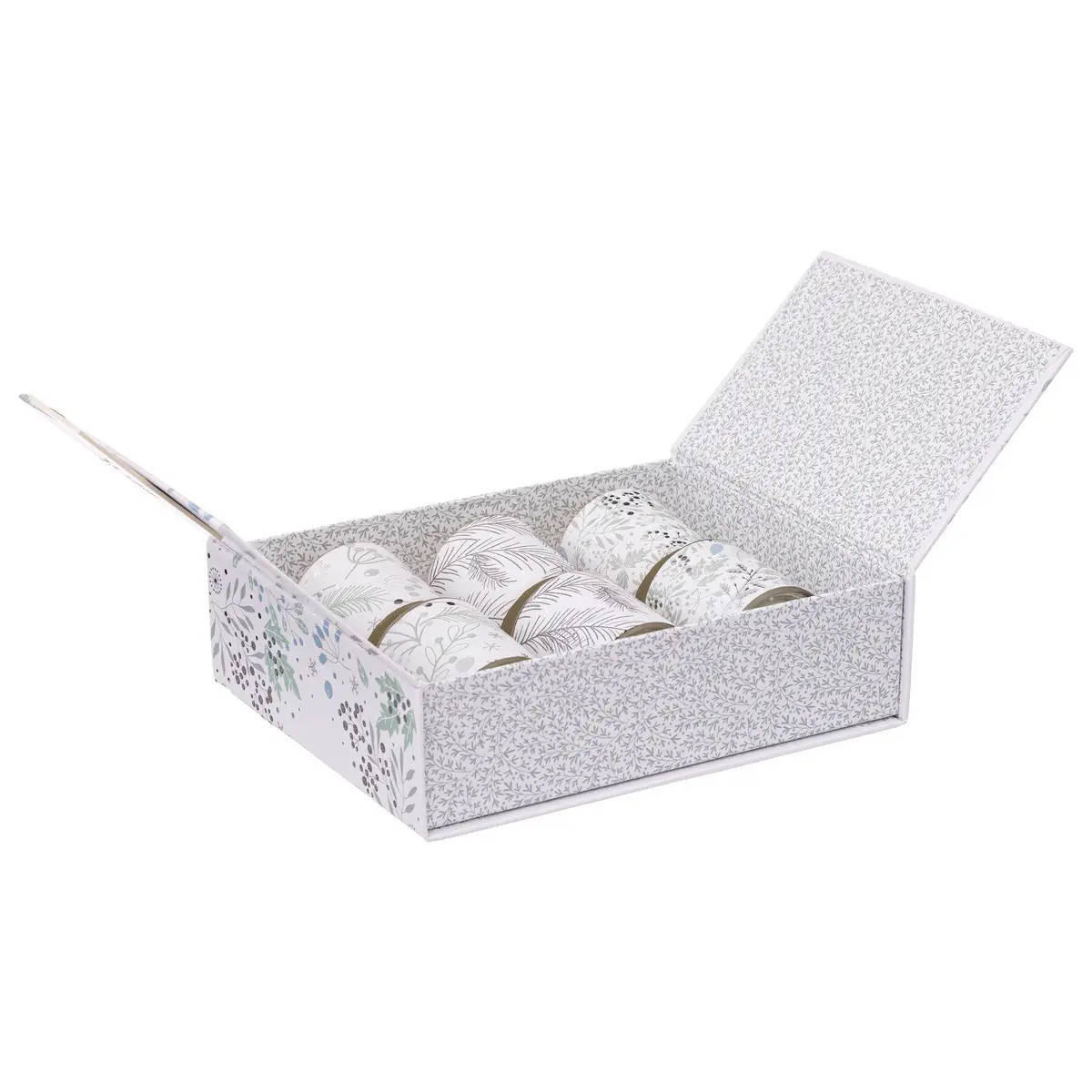 DUFTKERZEN Weihnachtsmotiv 4,5 cm 6er-Set - Weiß, Glas (4.7/5/4.7cm) - Atmosphera Createur d´interieur