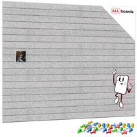 FILZ-WANDPANEELE 120x90 cm grau - Grau, Textil (120/90/1cm) - ALLboards