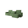 ECKSOFA Modular Premium Grün - Schwarz/Grün, Holz/Holzwerkstoff (315/172cm) - Furnisell