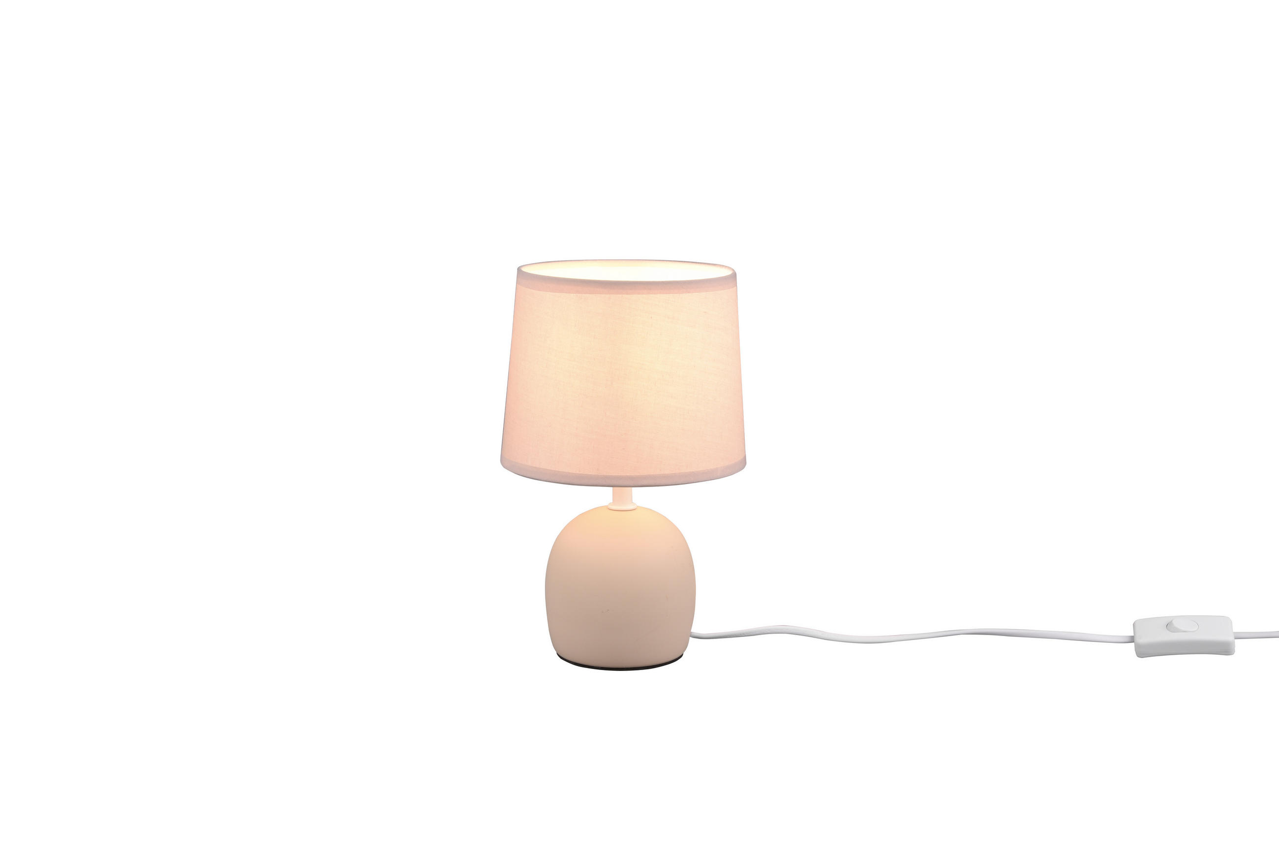 Trio Leuchten Tischlampe Beige 16x26x16 cm