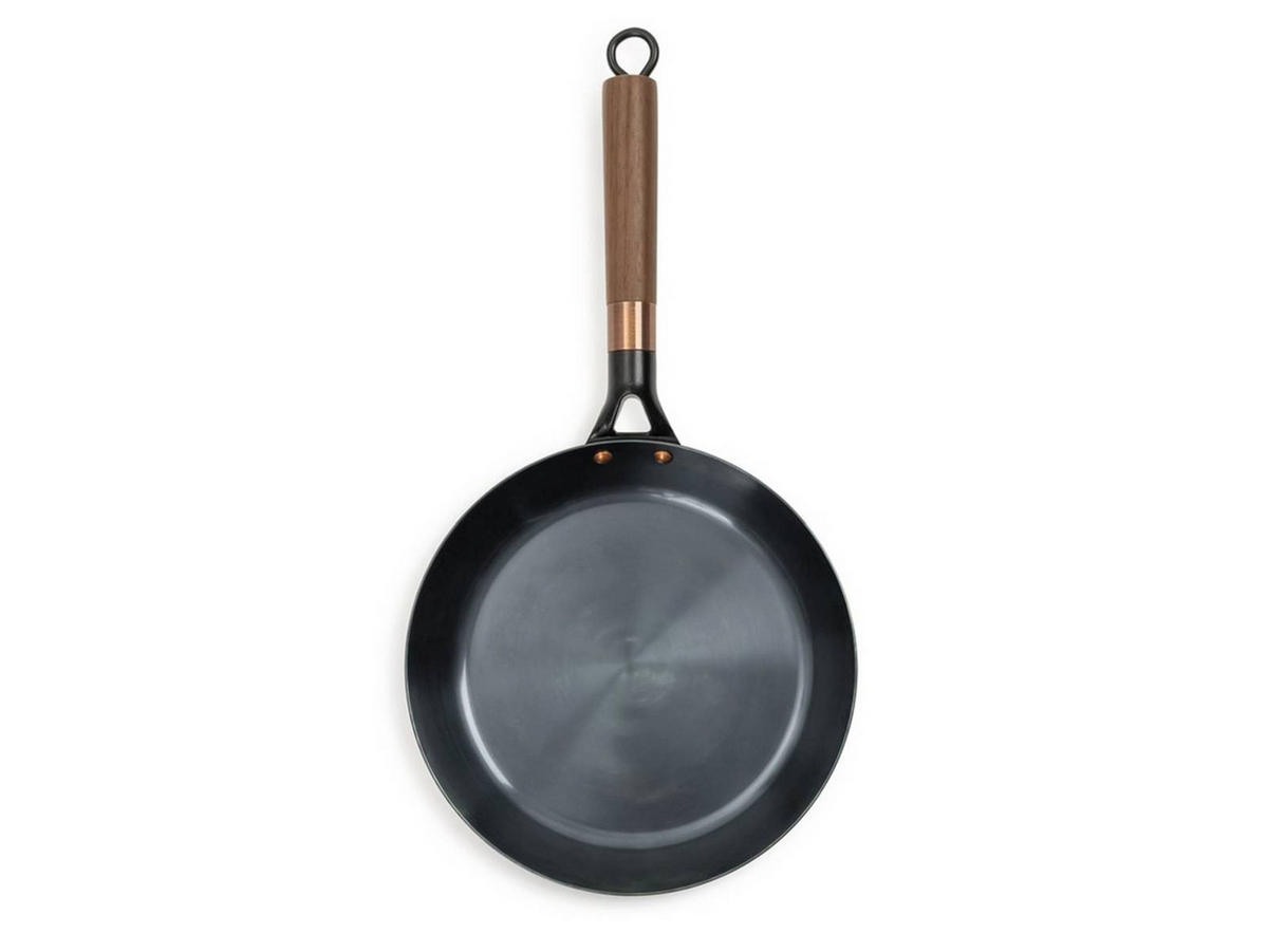 BRATPFANNE Steel Skillet für Camping und Outdoor ø 24 cm - Schwarz, Metall (29/29/10cm) - BAREBONES