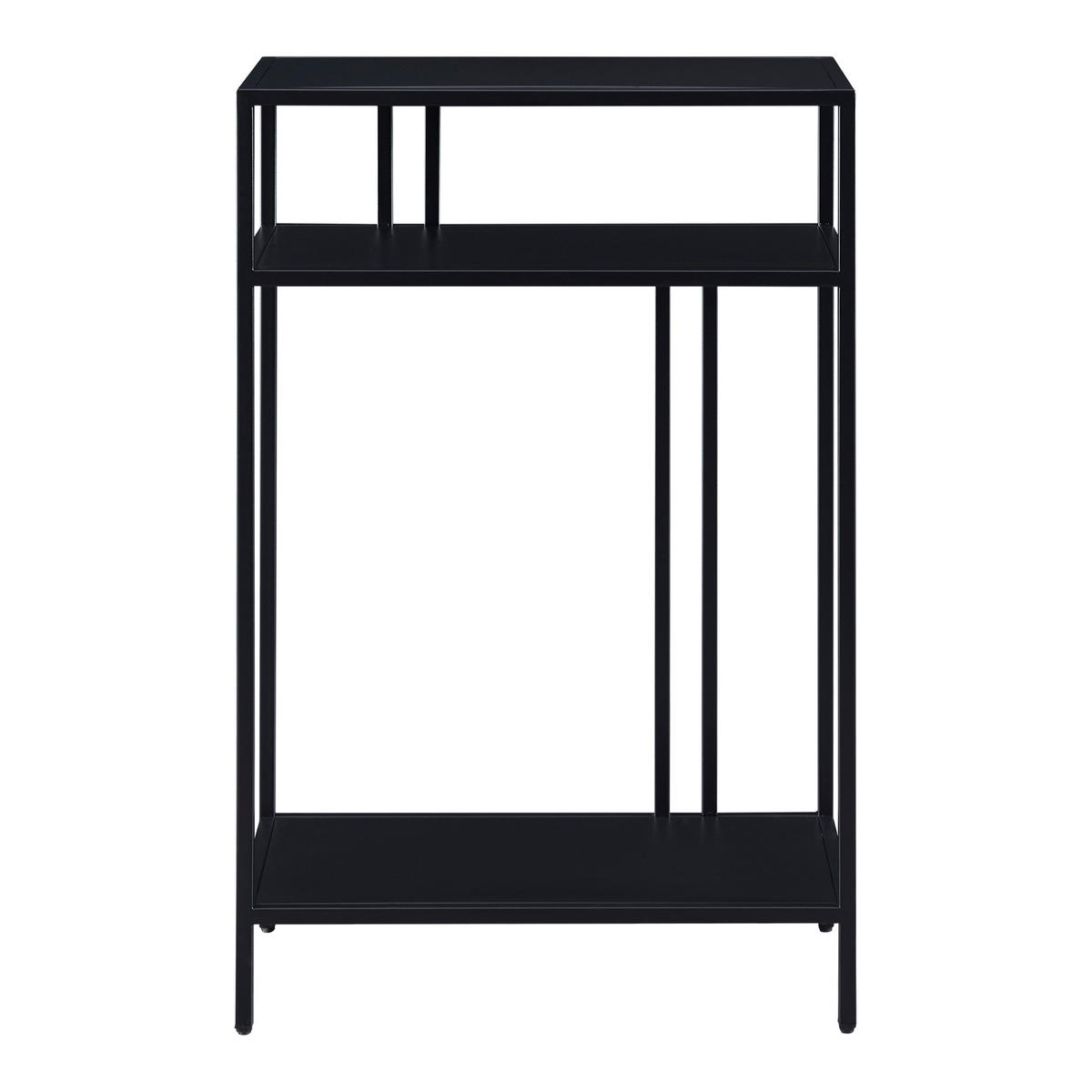 KONSOLENTISCH Kumlinge - Schwarz, Metall (30/55/85cm) - [en.casa]