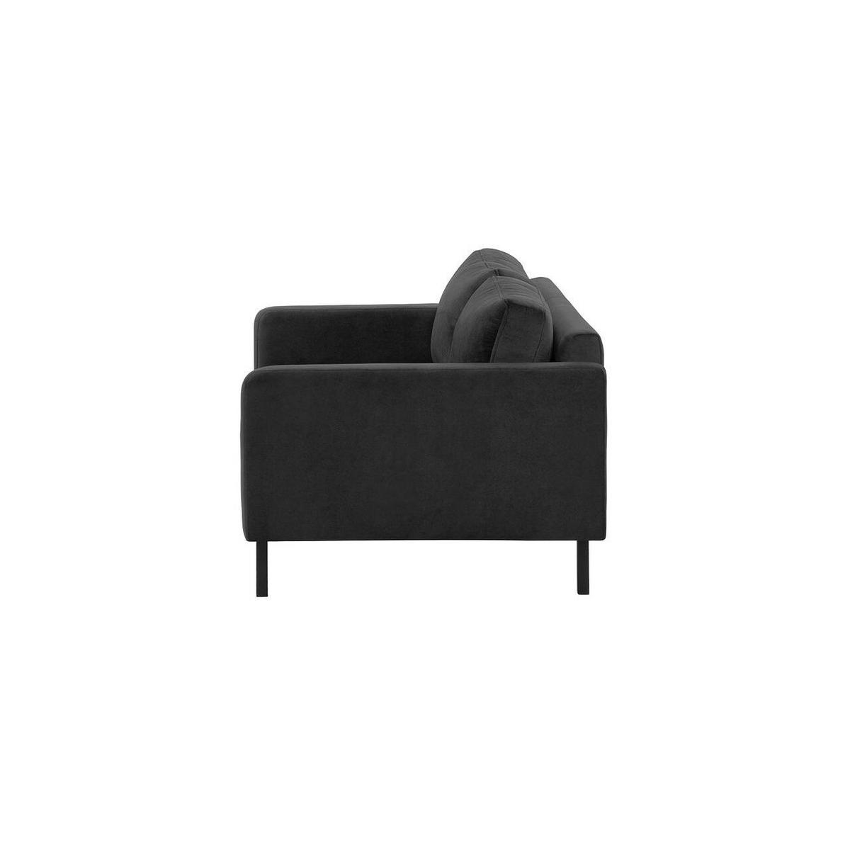 2,5-PERSONEN-SOFA Lioni-Kronos 7 - Schwarz, Holz/Textil (182/84/94cm)