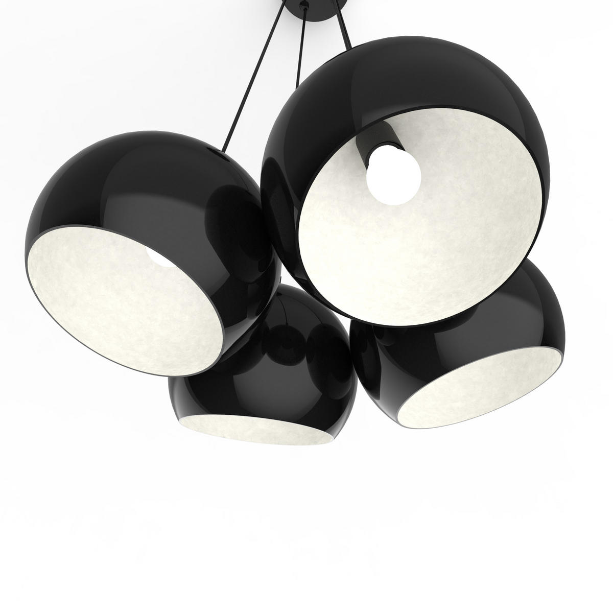 HÄNGELEUCHTE - Schwarz, Metall (25/25/20cm) - Lumicom