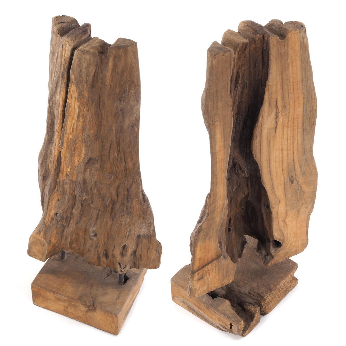SKULPTUR ROOTS 80 Wurzel Treibholz Unikat naturfarben - Naturfarben, Holz (32/76/16cm) - DESIGN DELIGHTS