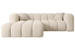 ALTDECOR Ecksofa Ottomane Links OLEA-L1 Beige Cord