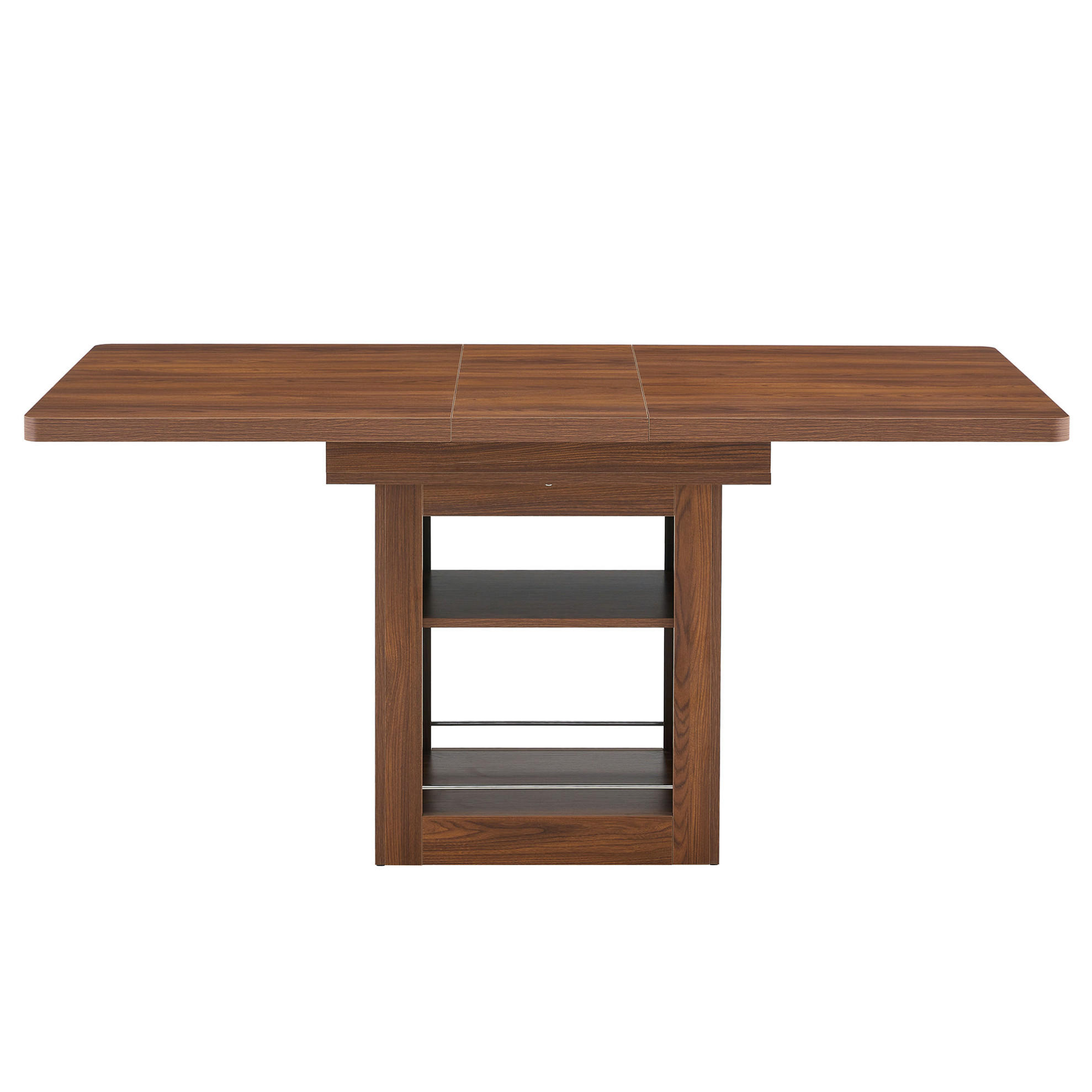Meubliv Esstisch Walnuss 80x75.5x160 cm