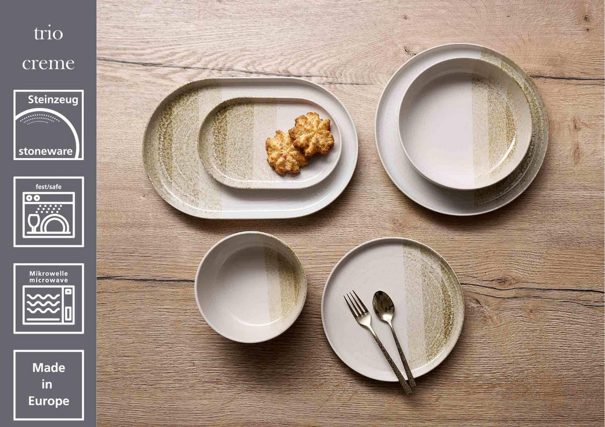 SUPPENSCHALEN Trio Creme ø 18,5 cm 6er Set - Creme, Keramik (18.5cm) - Ritzenhoff Breker