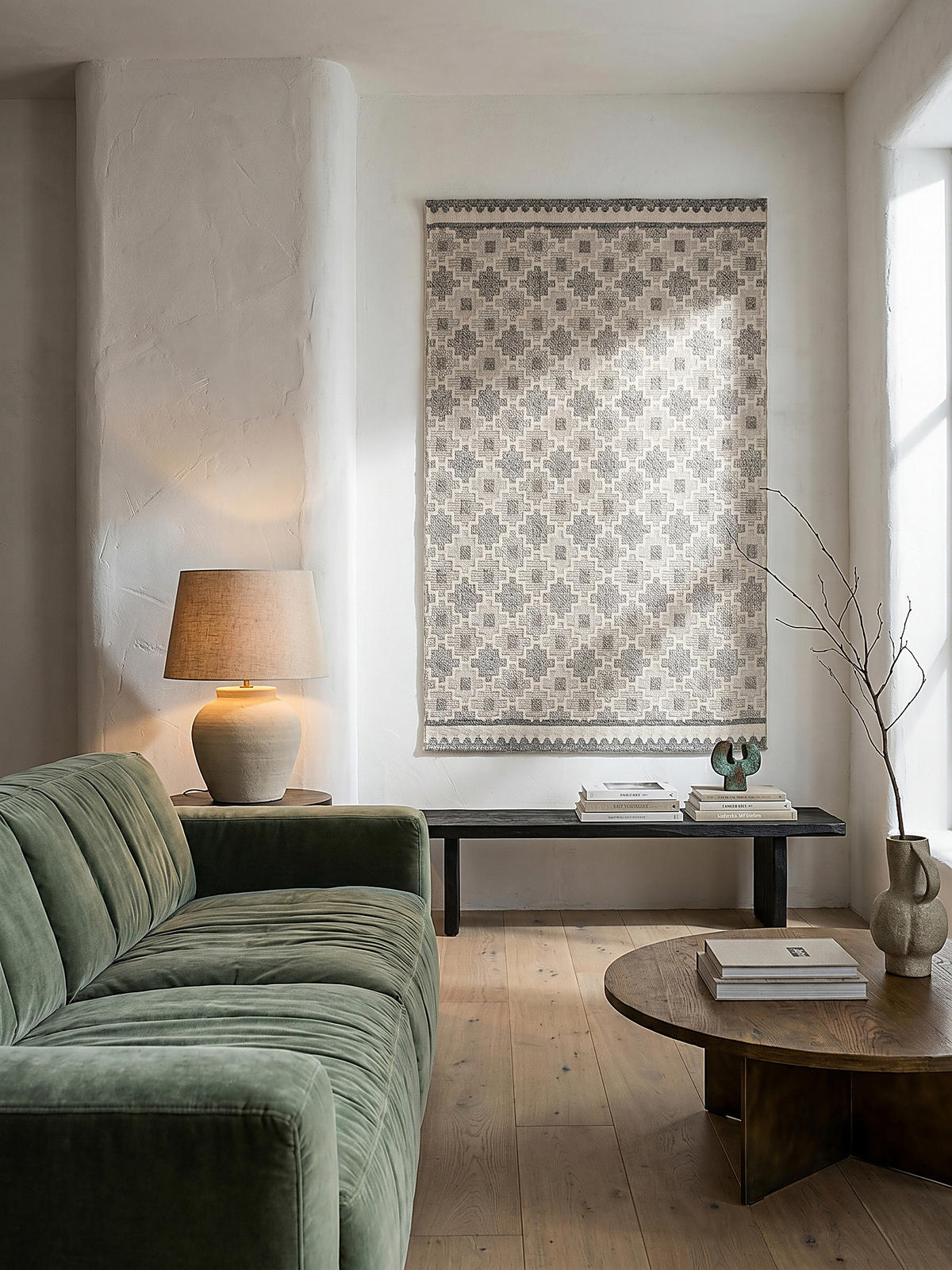 TEPPICH Waschbar RIDGE, geometrisch, aus Mischfasern, Grau-Beige, 194 x 290 cm - Grau, Textil (290/194cm) - KADIMA DESIGN