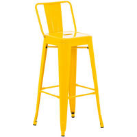 BARHOCKER Mason 77 cm gelb - Gelb, Metall (44/96/43cm) - furnicato