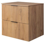 WASCHBECKUNTERSCHRANK FLOW + Platte Eiche Craft 60/57/46 cm - Eichefarben, Holzwerkstoff (60/57/46cm) - Rodan