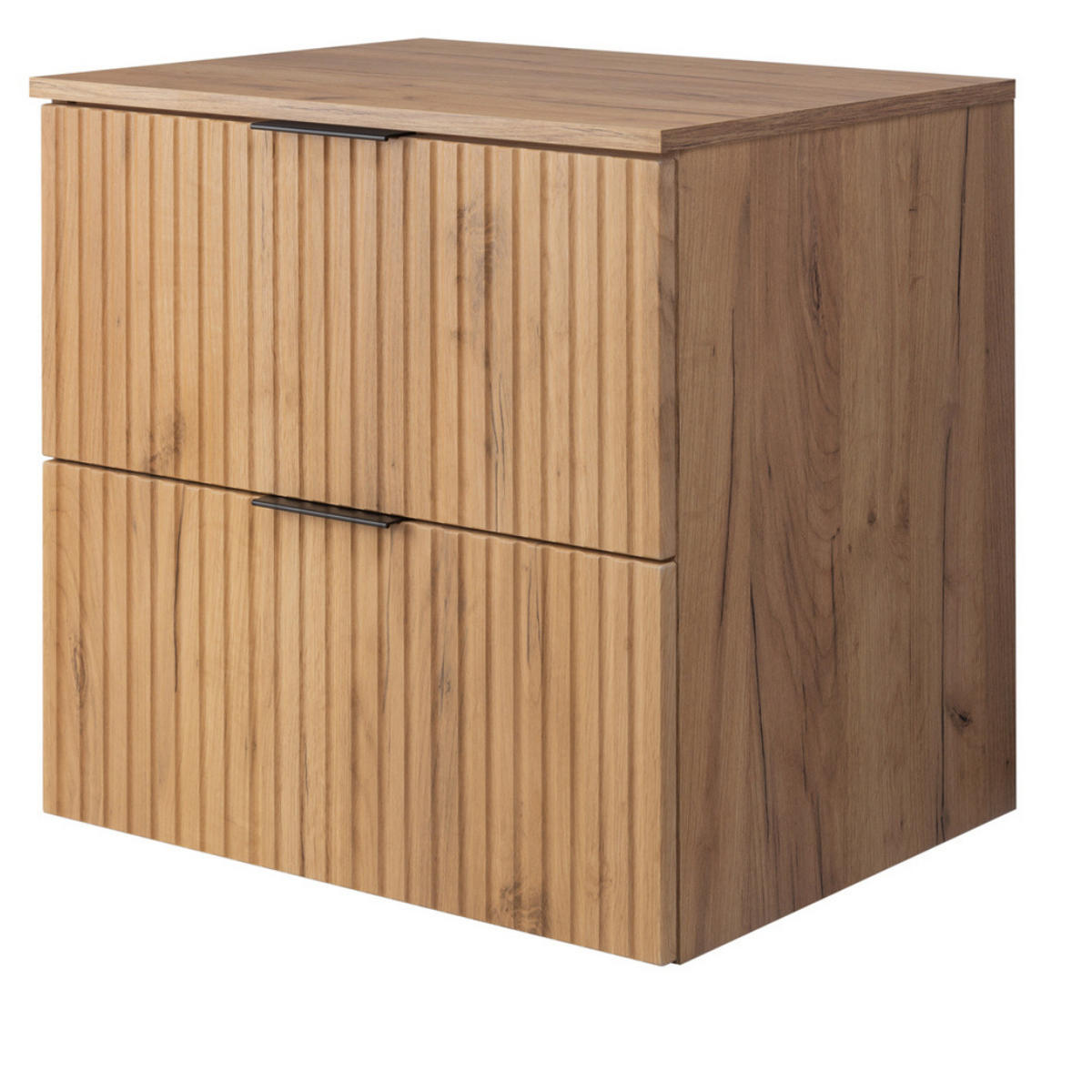 WASCHBECKUNTERSCHRANK FLOW + Platte Eiche Craft 60/57/46 cm - Eichefarben, Holzwerkstoff (60/57/46cm) - Rodan