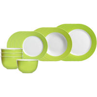 EINSTEIGER-SET Doppio Grün 16er Set - Grün, Keramik (1/1/1cm) - Ritzenhoff Breker