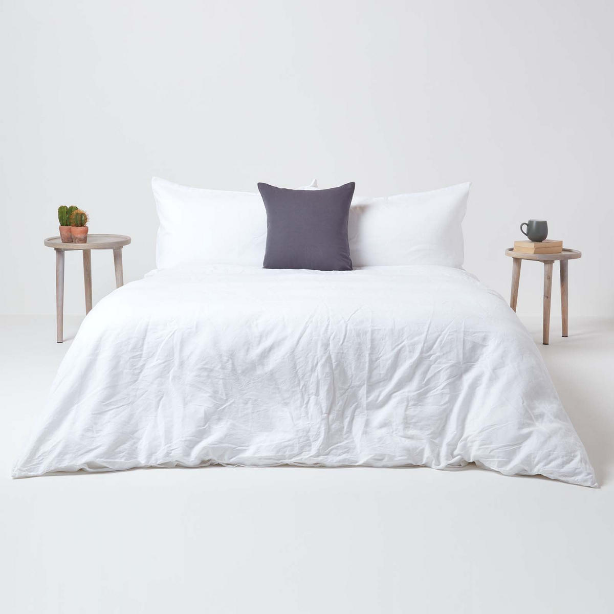 KISSENBEZUG Leinen - Dunkelgrau, Textil (40/80cm) - Homescapes
