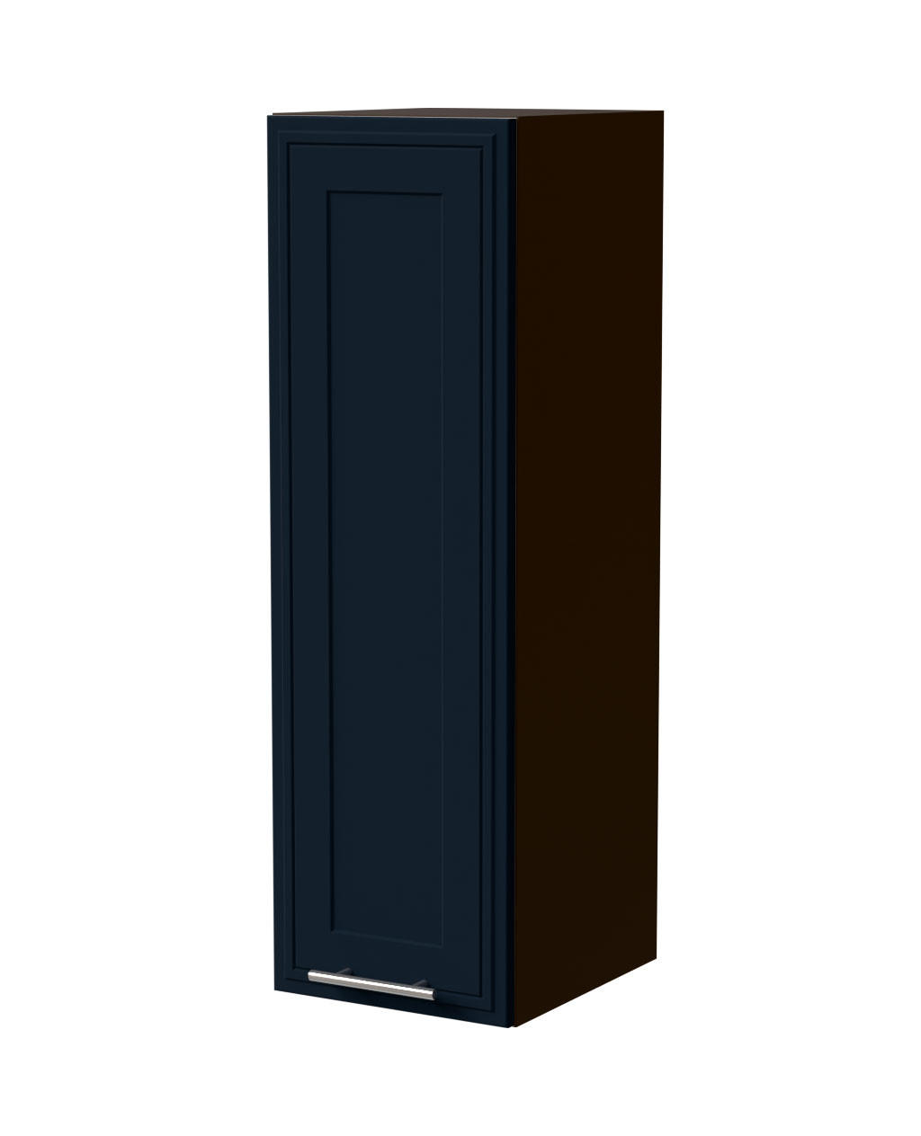 HÄNGESCHRANK Salo W4/30 Lava / Indigo Matt 30 / 32,5 / 96cm - Dunkelgrau/Dunkelblau, Holz/Holzwerkstoff (30/96/32.5cm) - Feldmann-Wohnen