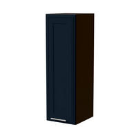 HÄNGESCHRANK Salo W4/30 Lava / Indigo Matt 30 / 32,5 / 96cm - Dunkelgrau/Dunkelblau, Holz/Holzwerkstoff (30/96/32.5cm) - Feldmann-Wohnen