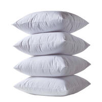 KISSENSCHONER Frottee wasserdicht 80/80 cm, 4er-Set mit Reißverschluss - Weiß, Textil (80/80cm) - Homescapes