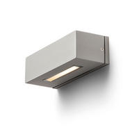AUSSENLEUCHTE WOOP Silbergrau 12 W IP54 - Grau, Metall (8/18/6cm) - Rendl