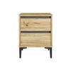 NACHTTISCH 45/45/58,5 cm - Braun, Holz (58.5/45/45cm) - Mobili Rebecca
