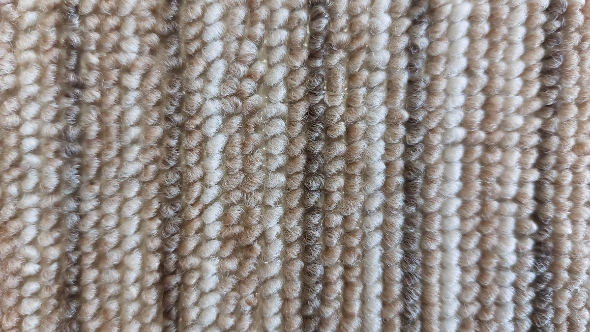 STUFENMATTE Set. 15 Stück "Rimini" Nadelfilz gestreift Beige 24 x 65 cm - Beige/Creme, Textil (24/65/4cm) - oKu-Tex