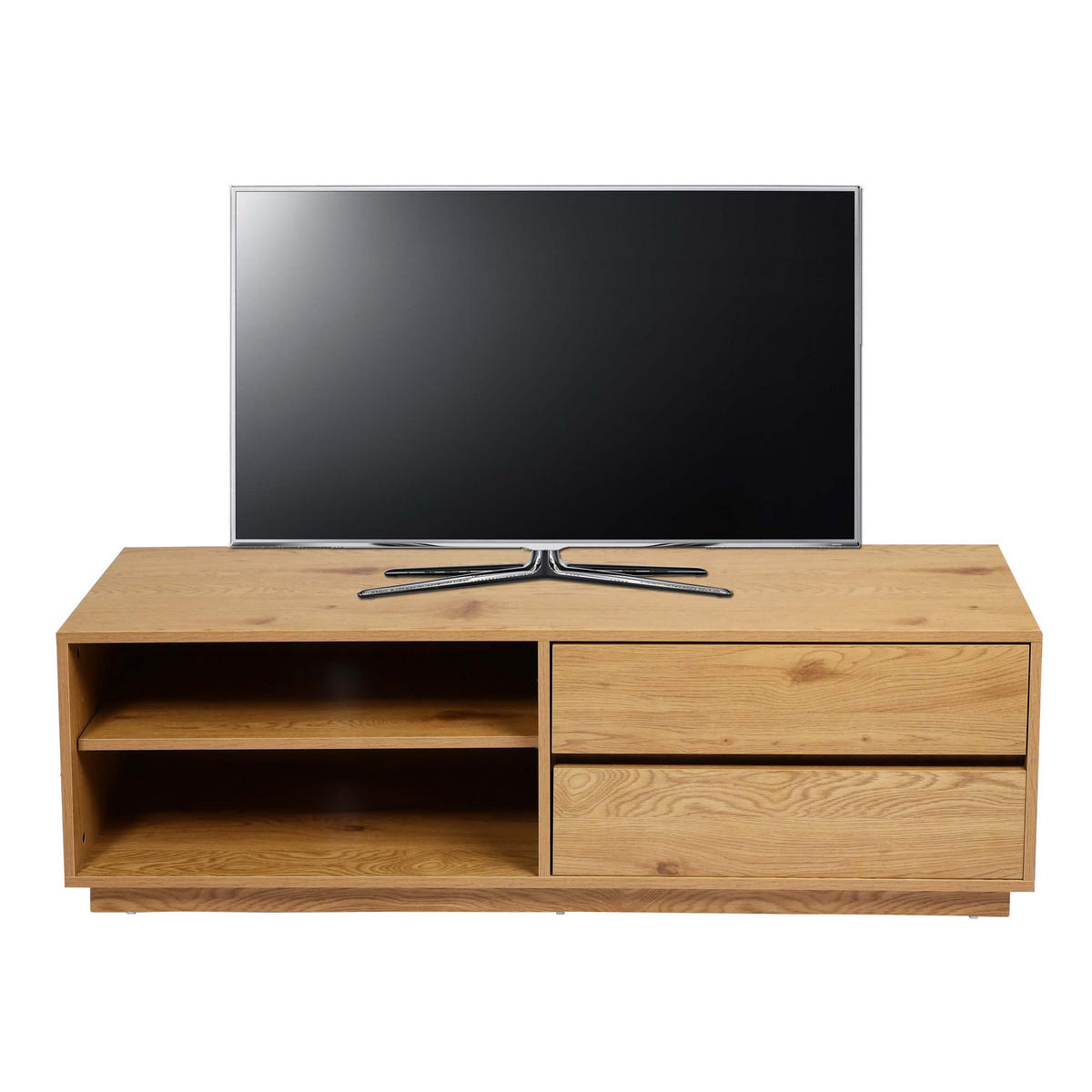 TV-RACK Eiche Dekor - Eichefarben, Holzwerkstoff (140/42/40cm) - MCW