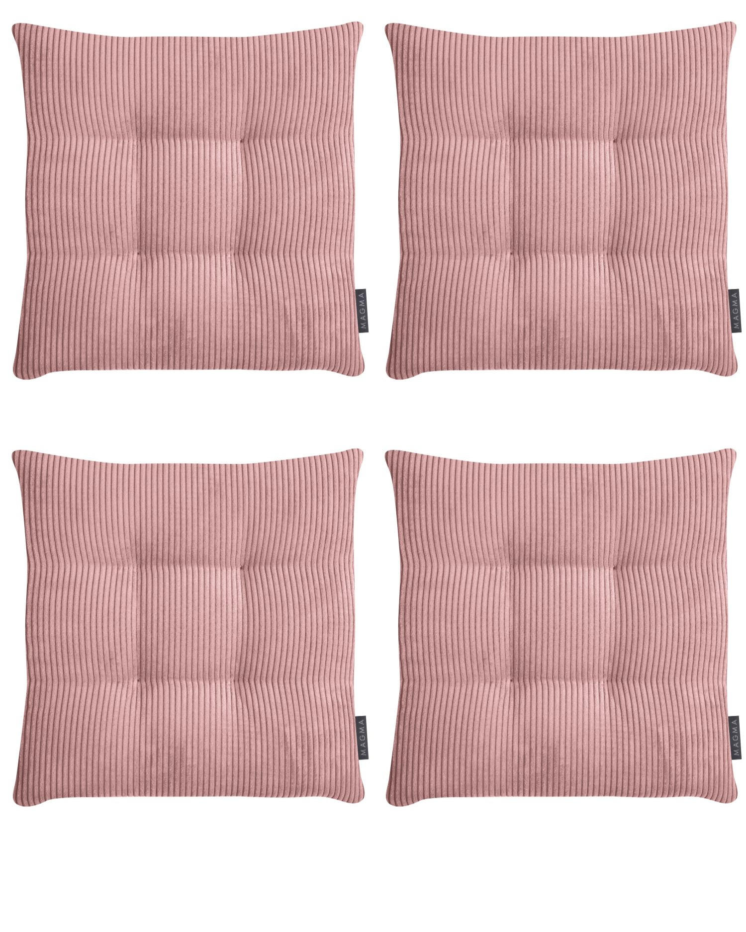 STUHLKISSEN 4er Set Inga - Altrosa, Textil (35/35/5cm) - Magma Heimtexx