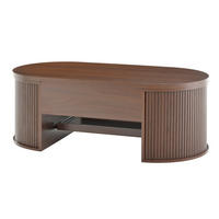 COUCHTISCH Walnussfarben 110/55,5/40 cm höhenverstellbar - Walnussfarben, Holzwerkstoff (55.5/110/40cm) - PANGIVO