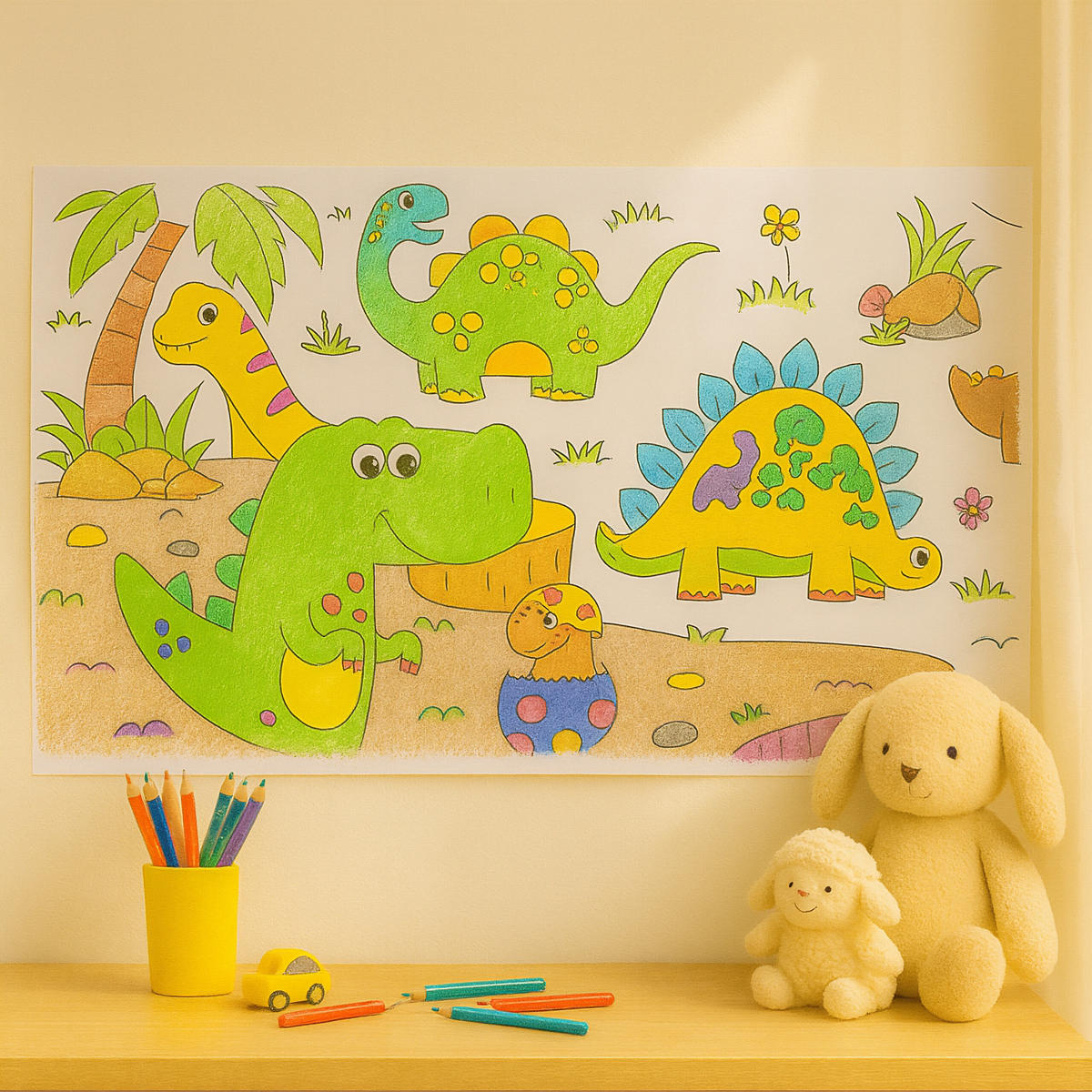 2xAUSMALTISCHDECKE - Multicolor, Papier (38/4/4cm) - Relaxdays