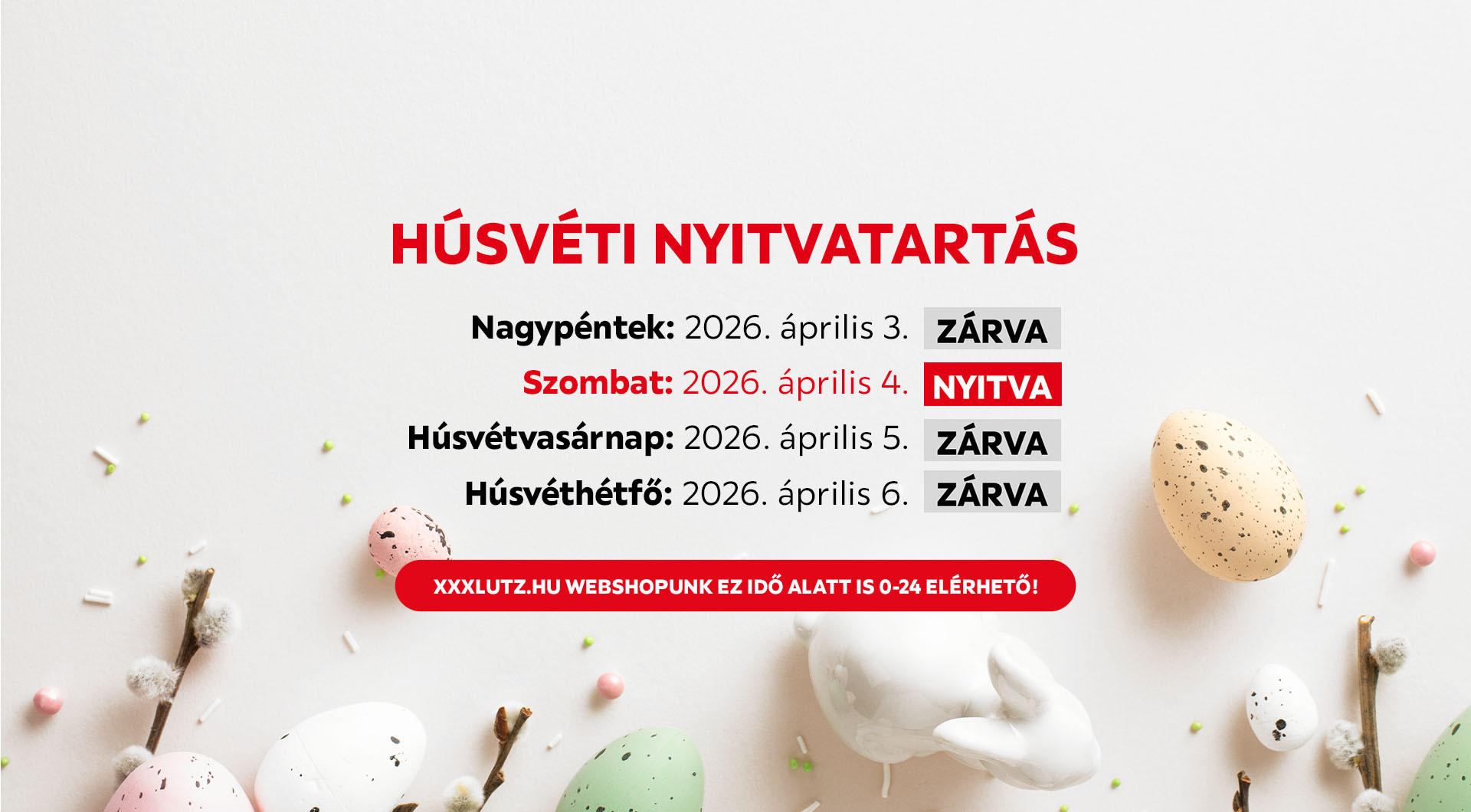 Húsvéti nyitvatartás
