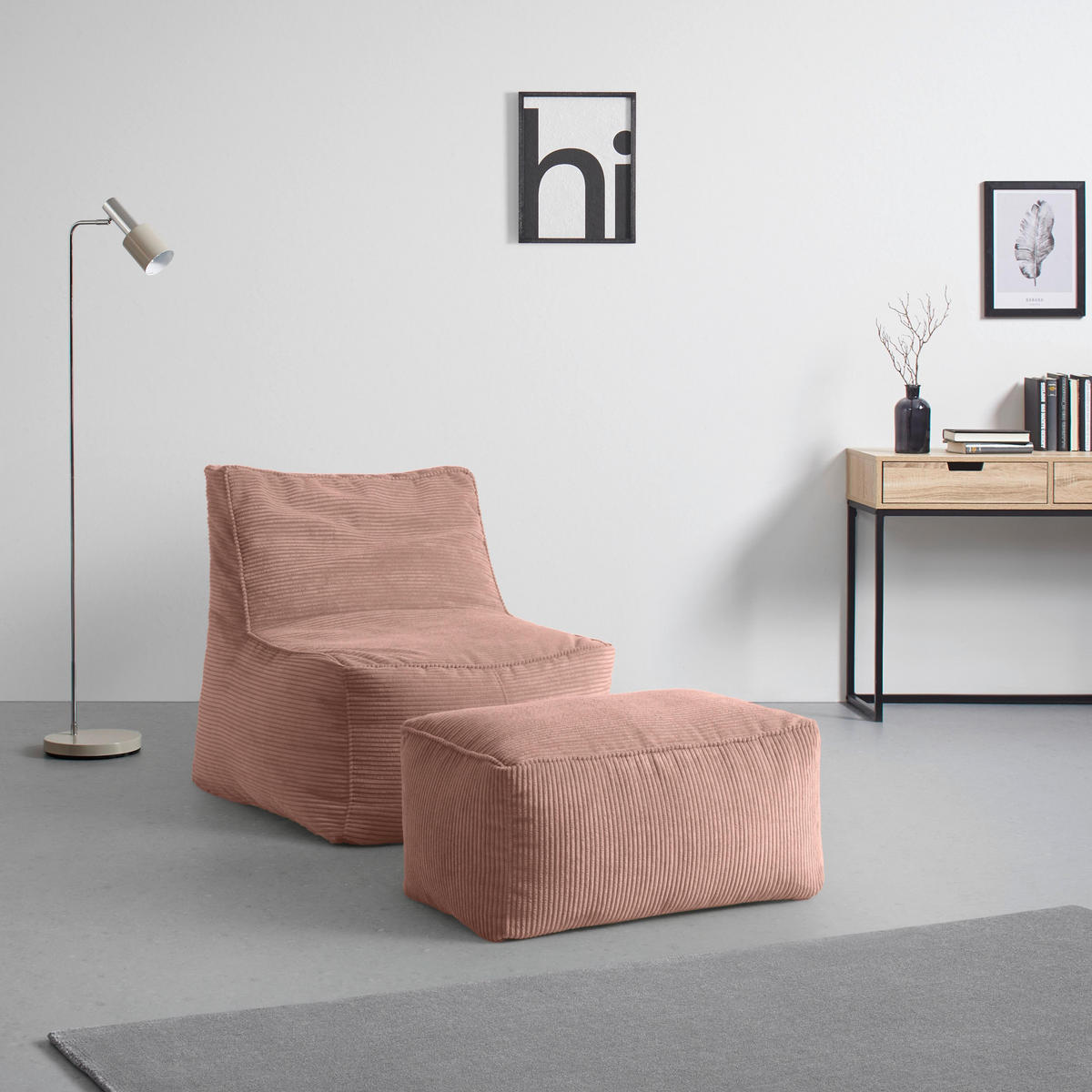 SITZSACK Caroline Rosa - Rosa, Textil (84/75/88cm) - Mömax